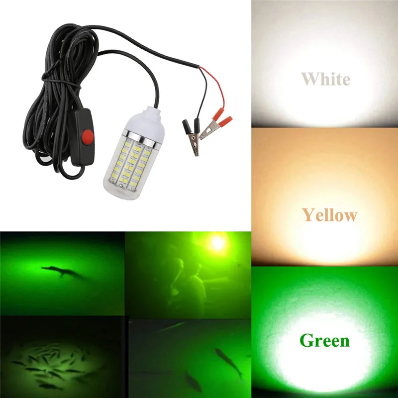 

2020 Outdoor Fishing Light LED Underwater Fishing Light Lures Fish Finder Lamp Attracts Prawns Squid Krill Outdoor Fishing Tools