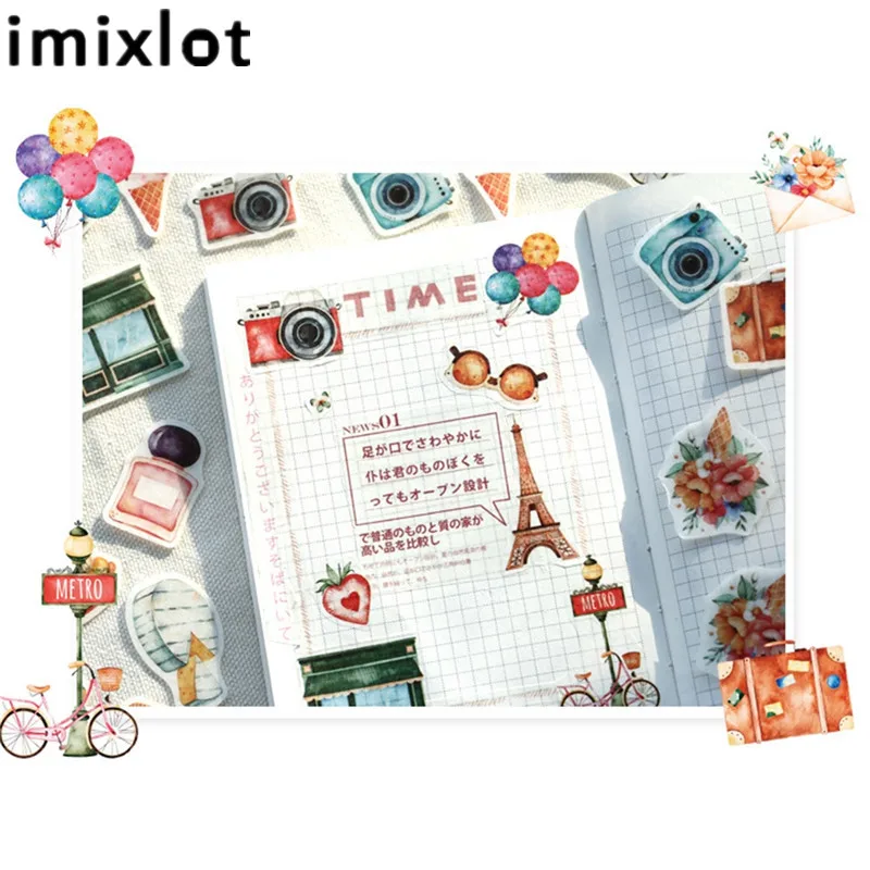 Imixlot 40Pcs/Box Forest Theme Stickers Diary DIT Decorative Plant Crafts Scrapbooking Lable Sealing | Дом и сад