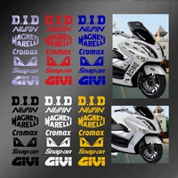 reflective decal waterproof red silver blue laser rainbow color vinyl sticker for motorcycle accessories did uivi nisin