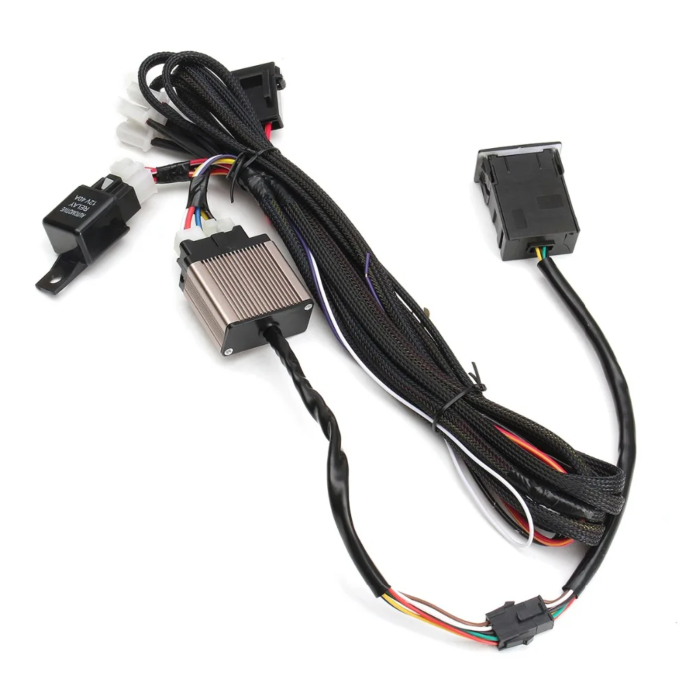 12 В колодки 2 набора 5 уровня Переключатель зима теплее чехлы для сидений сиденья 4