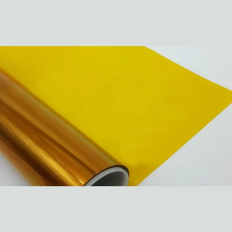 Клейкая лента для электронной промышленности полиимидная термостойкая золотая 1