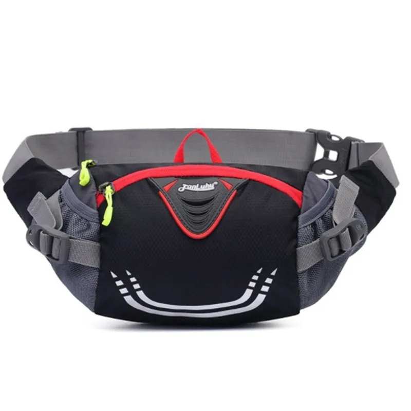

Waist bag men's and women's sports waist bag leisure nylon running waist bag chest bag multi function cycling waist bag new