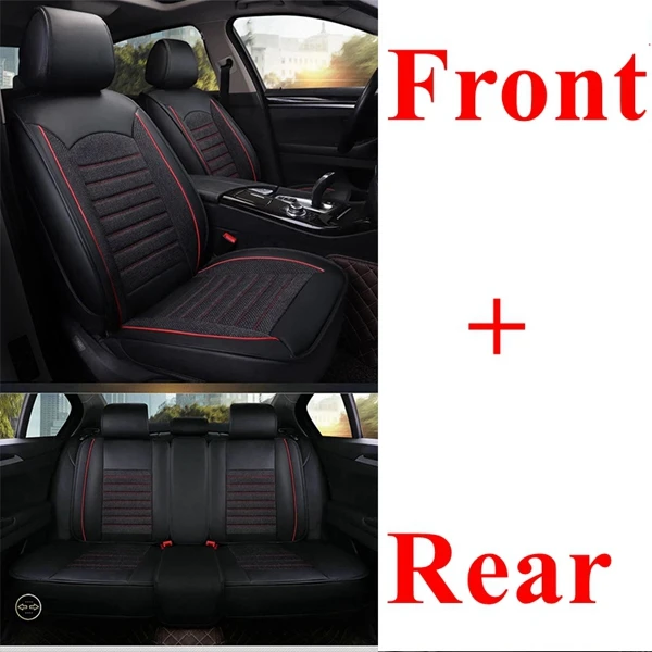 black standard Чехол на 5 сидений автомобиля для Opel astra g Astra h Astra j Vectra mokka insignia ampera Andhra zafira Karl Combo Marina Agila - Название цвета: black standard