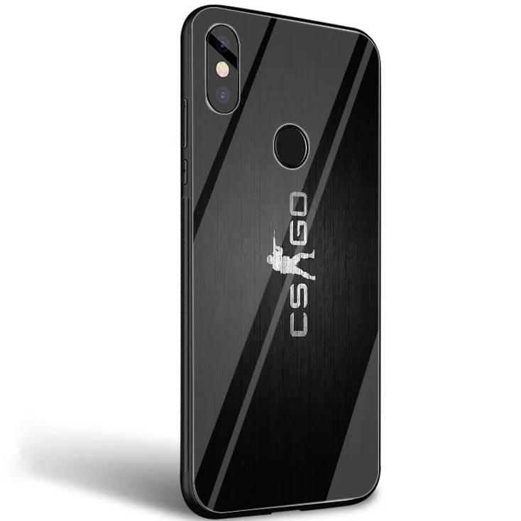 Чехол Desxz Counter Strike Cs из закаленного стекла для Xiaomi mi 8 9 Lite A1 A2 Red Note 5 6 7 Pro 6A 4X Pocophone F1 |