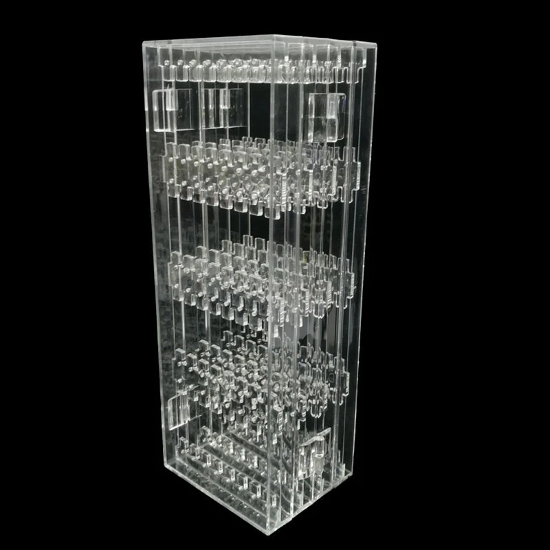 Складной прозрачный акриловый Органайзер для косметики 4 панели держатель