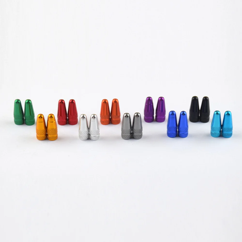 

20pcs Presta Cap Anodized Machined Aluminum Alloy French Style Bike Tire Caps Dust Covers