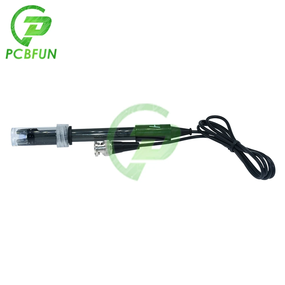 BNC Electrode Probe Connector Hydroponic for PH Aquarium Controller Meter Sensor Black 0-14 Test Laboratory Detect | Электронные
