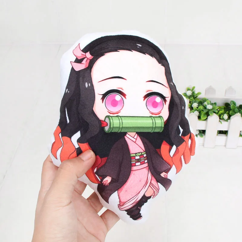 Demon Slayer Kimetsu no Yaiba Kamado Nezuko плюшевые игрушки мягкие плюшевые 18-45 см подушка для детей мальчиков Детский подарок на день рождения