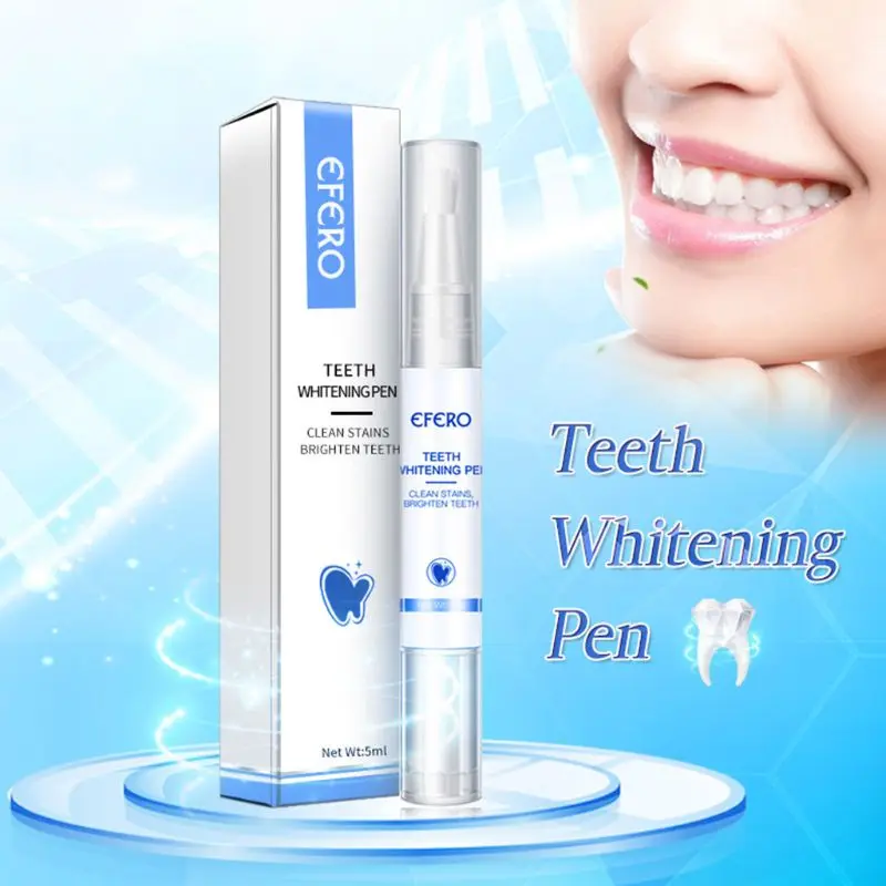 

5ml Teeth Whitening Tooth Gel Pen Remove Plaque Stains Bleaching Essence Oral Hygiene Serum Professional Toothpaste Dental Tools