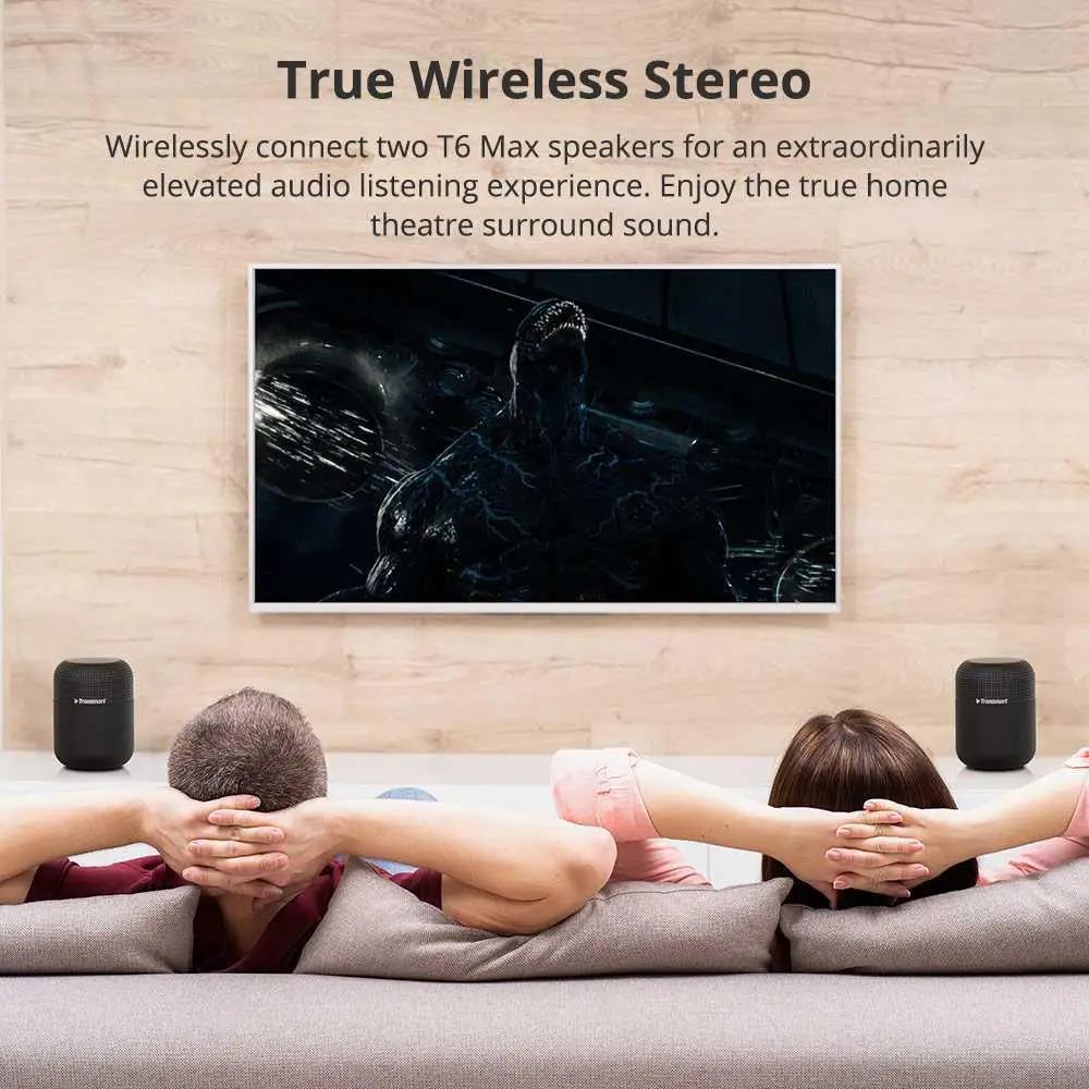 Tronsmart Element T6 Max 60 Вт Bluetooth 5 0 NFC динамик SoundPulse™20 часов воспроизведения Siri Google Assistant