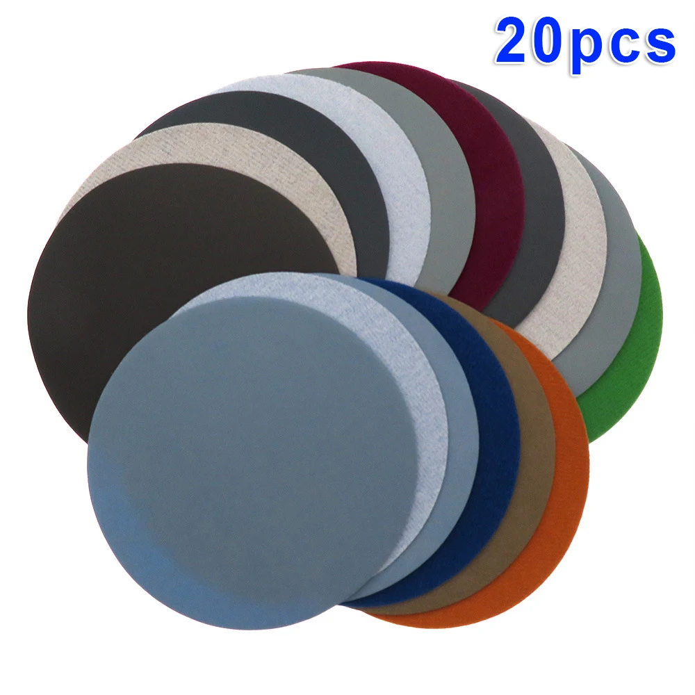 

996A 5Inch Round Sand Paper 125MM Wood Sandpaper Dry Wet Grinding Car Polishing Outils Abrasifs Sanding Paper Abrasive Tools