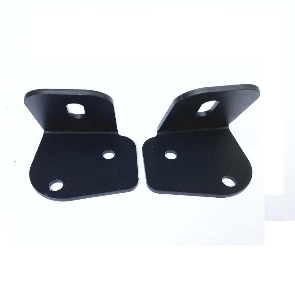 Пара стальных черных углов A pillar светодиодные рабочие фары монтажные кронштейны