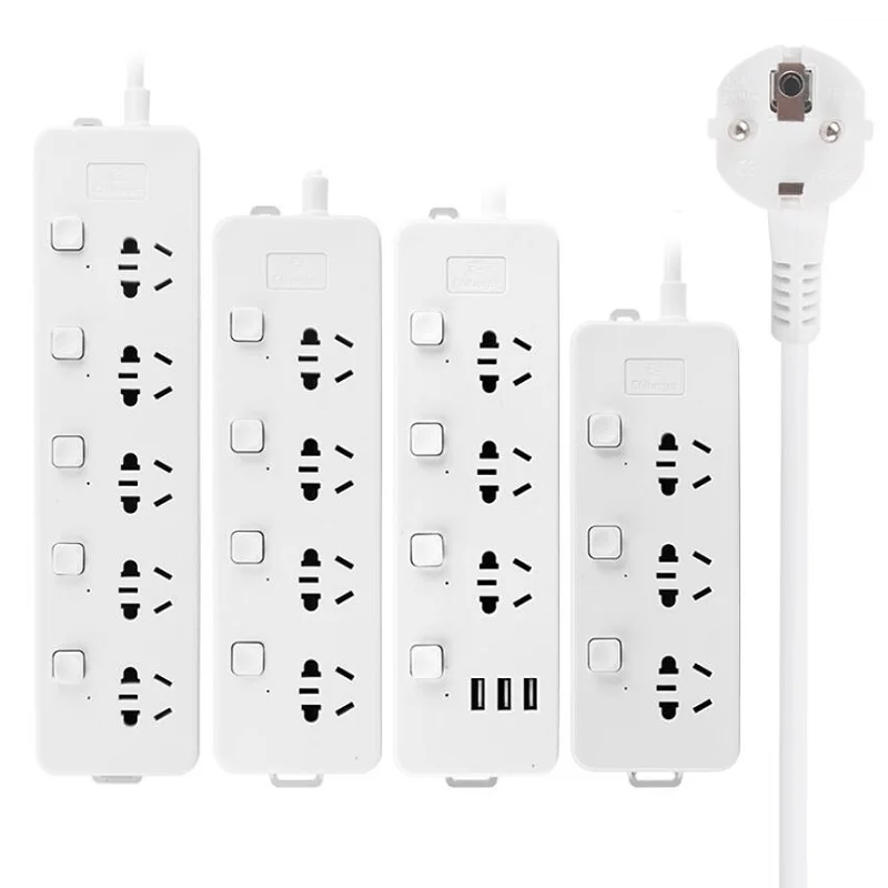 Силовая лента, 4 порта usb, быстрое зарядное устройство, умная Домашняя электроника, универсальная розетка, розетка для ЕС, США, Великобритании, Австралии, розетка, адаптер, евровилка