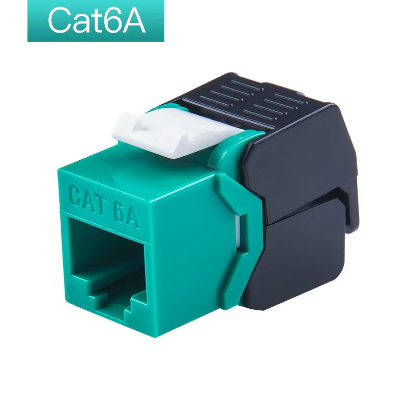 10G Ethernet RJ45 CAT6A красочные Keystone разъемы без инструментов Тип сетевые модули