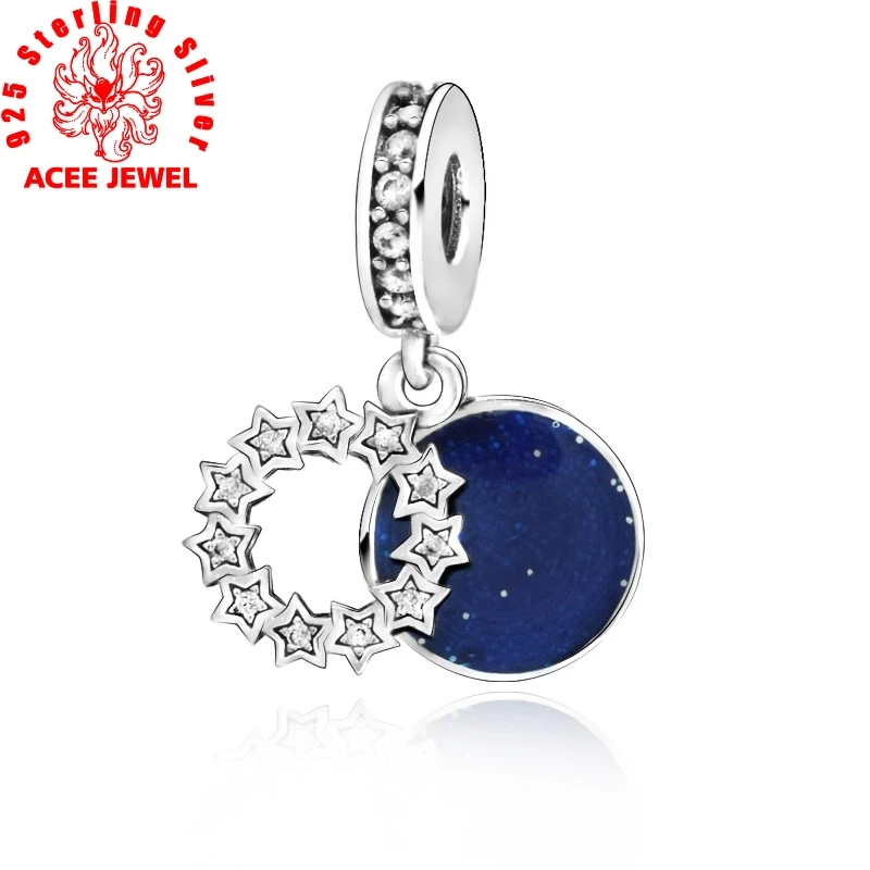 Бисер серебряного цвета вдохновляющие Носки с рисунком звезды и синяя эмаль