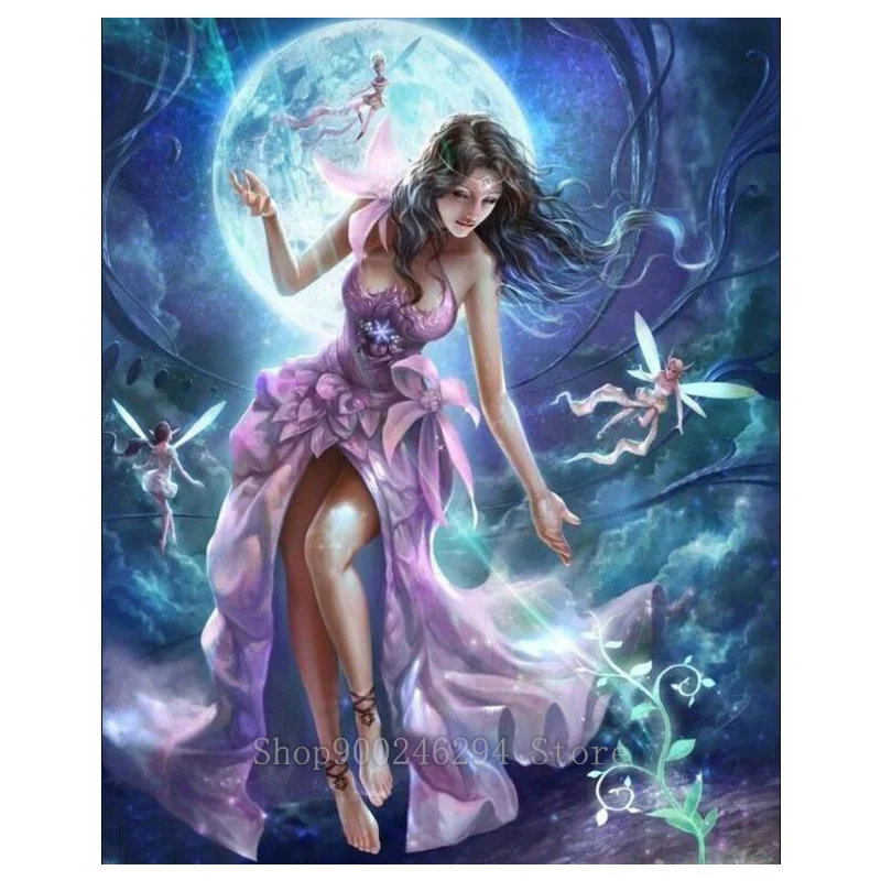 Алмазная живопись Набор для вышивки крестиком 5D сделай сам с квадратными и