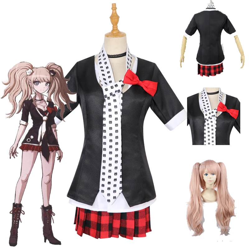 Danganronpa Косплэй аниме Дзюнко Эносима Emboitement Inushio Kimuchi ботинки для косплея