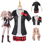 Danganronpa Косплэй аниме Дзюнко Эносима Emboitement Inushio Kimuchi ботинки для косплея данганронпа Уганда Trigger Happy Havoc Косплэй карнавальный костюм
