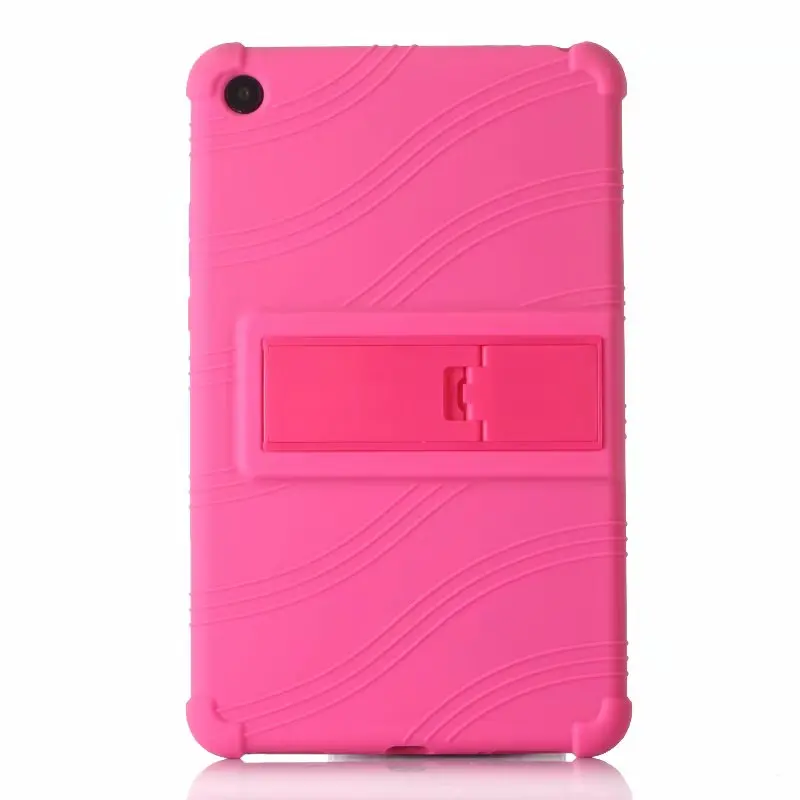 rose red Силиконовая подставка для детей, мягкий чехол для Xiao mi Pad 4 Plus mi Pad 4 Plus mi Pad4 10 Plus, чехол для планшета 10,1 ''+ ручка - Цвет: rose red