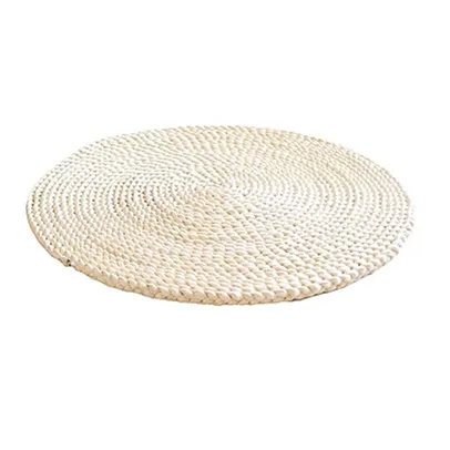 Ручная работа кукурузная шелуха футон татами столовая круглая подстилка