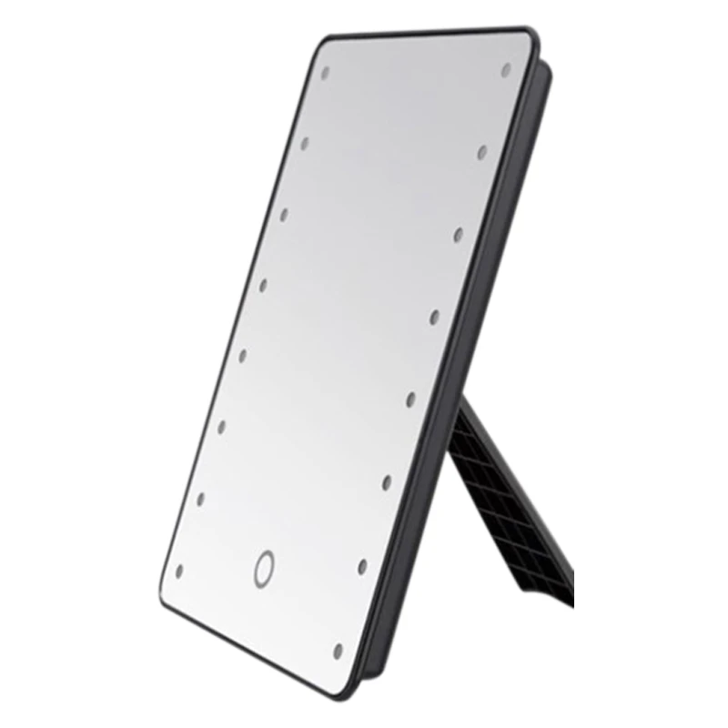 

Oversized LED Makeup Mirror With Lamp Desktop Vanity Mirror Artifact Desktop Large Mirror Illuminated XL Beauty Mirror