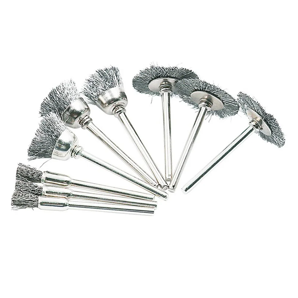 

15 Pcs Polishing Brush Wire Brush Kit Derusting Stripping Residue Cleaning Tool Set For Drill Rust Weld Polishing Tools