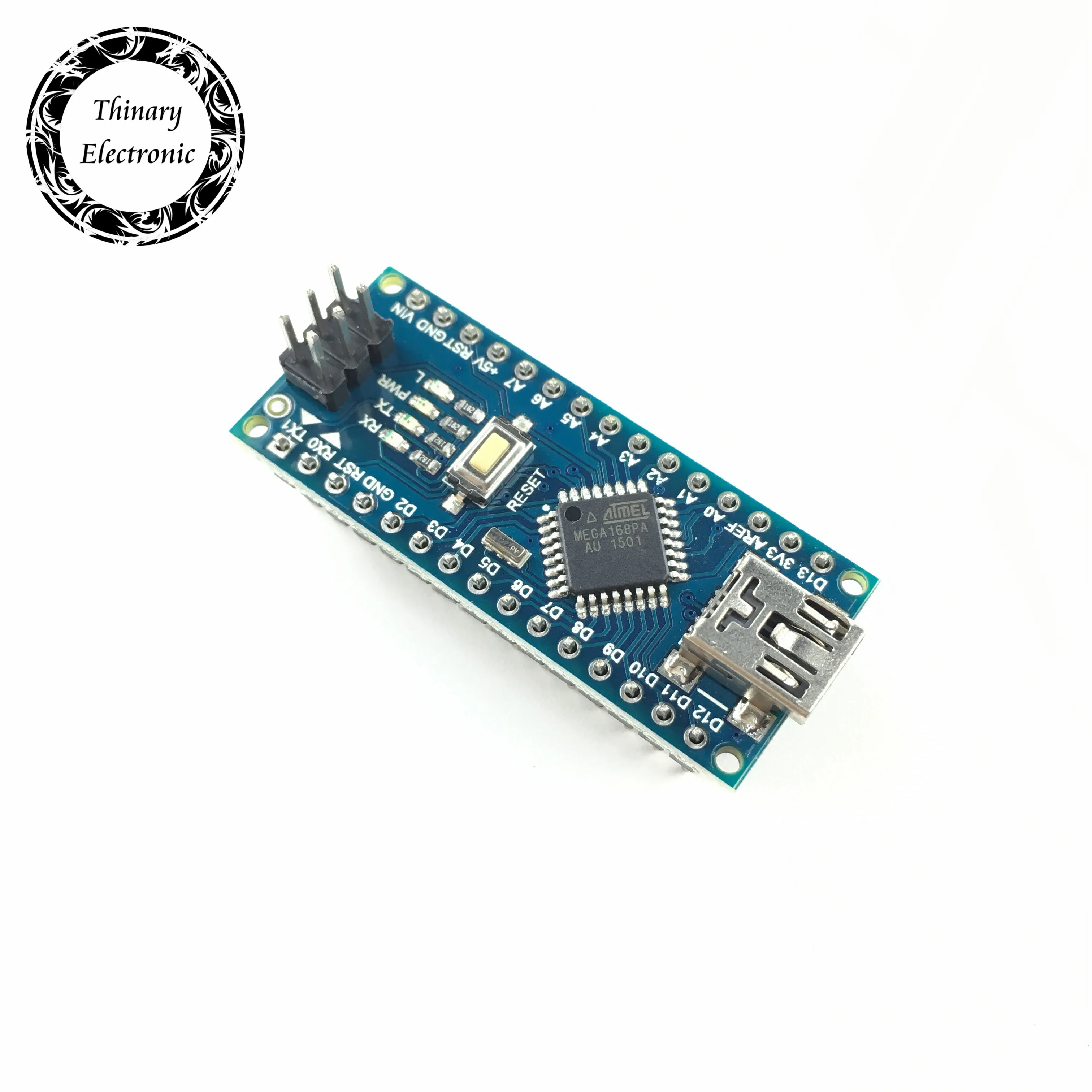 Контроллер Nano Atmega168 20 шт./лот совместимый с arduino nano Atmega168P CH340C USB-драйвер без кабеля |