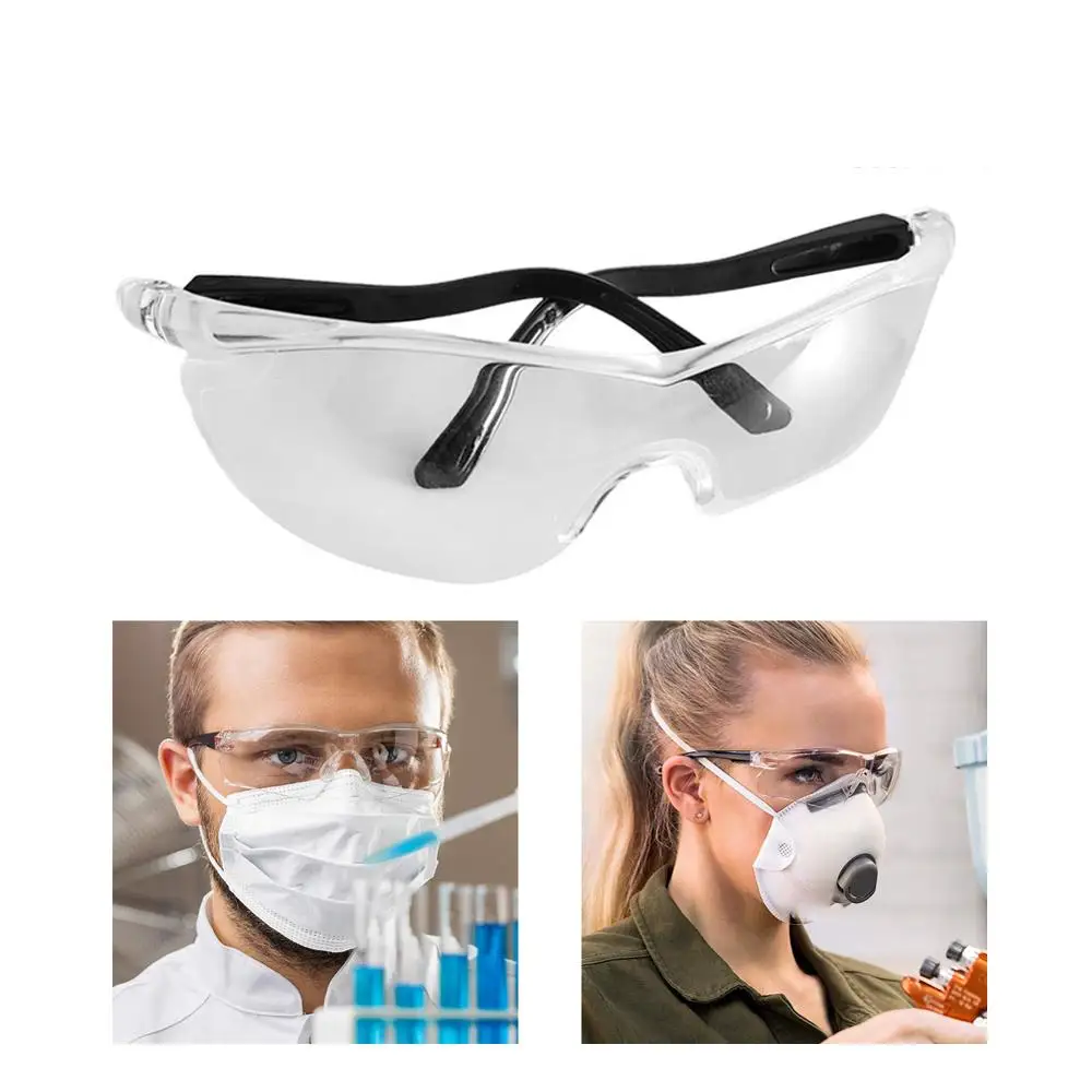 Прозрачные очки для работы антивирусные анти туман песок ветрозащитные Анти