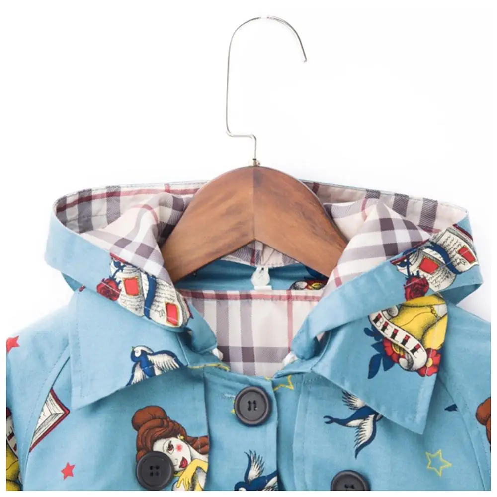 Детский плащ Осенняя детская куртка ветровка тонкая Стильная верхняя одежда