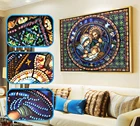 5D DIY Религиозные веры мозаика вышивка крестиком украшение дома стикер стены подарок