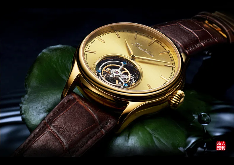 Brand Top Men's Tourbillon Watch movement luxury creative fashion popular carnival Male Clock classic hollow Man Watch movement