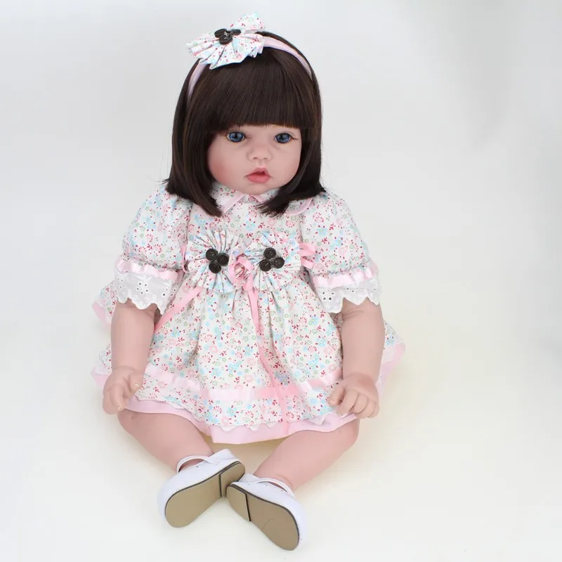 55 см куклы Bebe Reborn реалистичные игрушки принцессы для малышей тканевые
