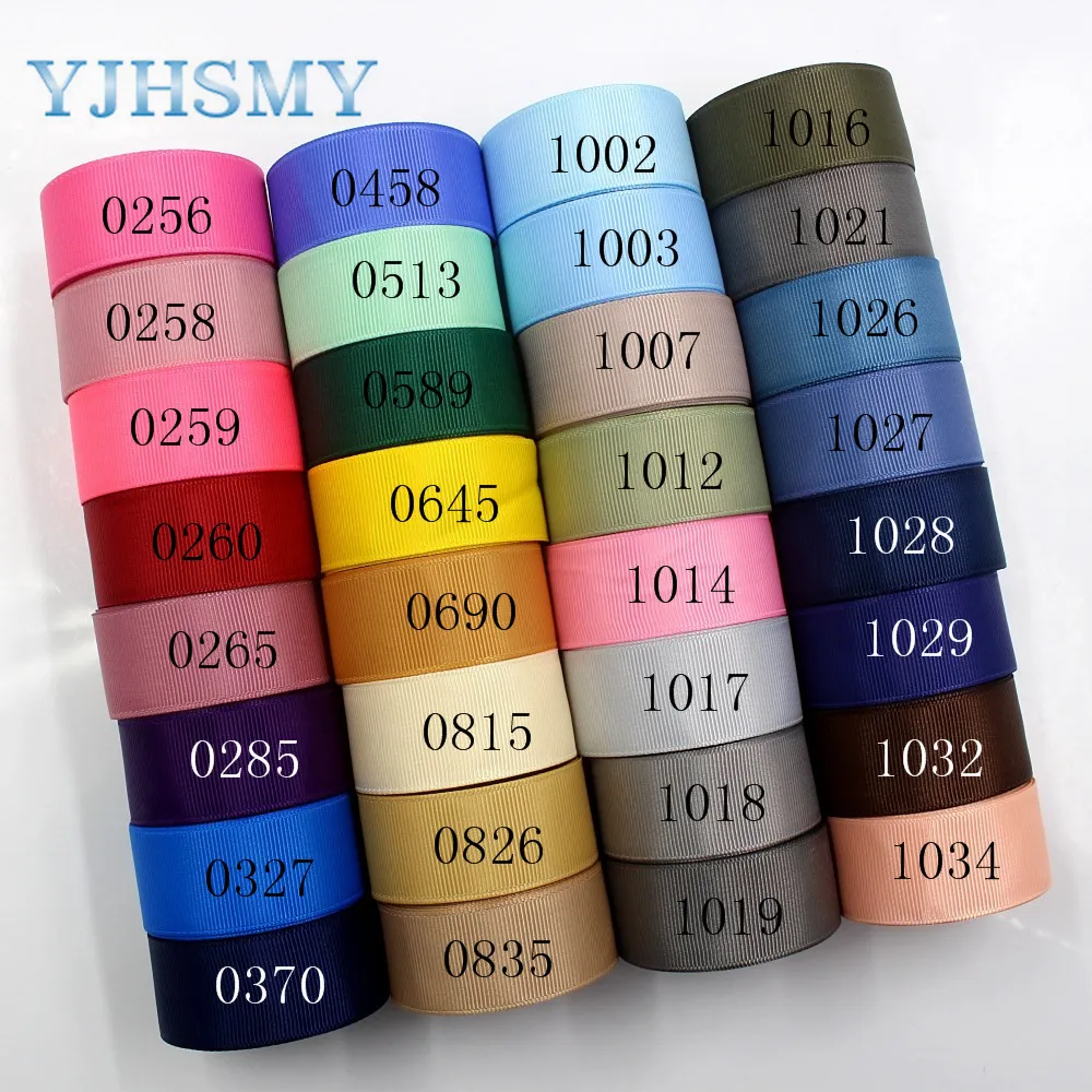 

Твердые Цвет печатных Grosgrain ленты J-181014-2 с фокусным расстоянием 25 мм, 5 метров, DIY ручной работы заколки для волос аксессуары для одежды Свадеб...