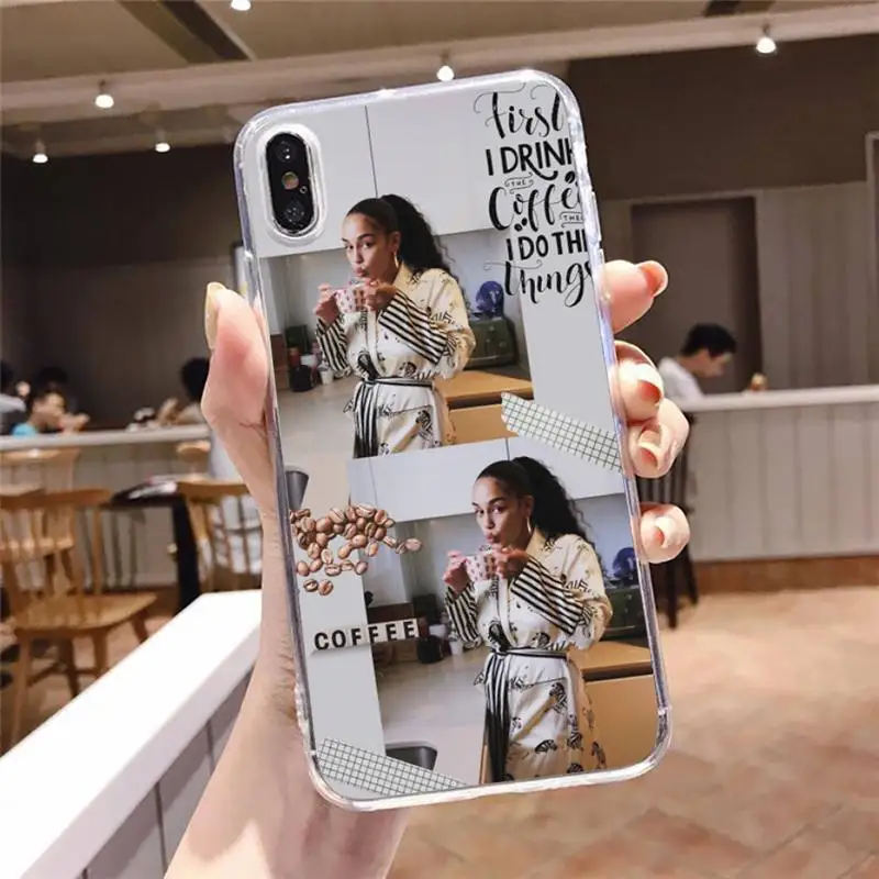 

Jorja Smith British singer Phone Case Transparent soft For iphone 5 5s 5c se 6 6s 7 8 11 12 plus mini x xs xr pro max