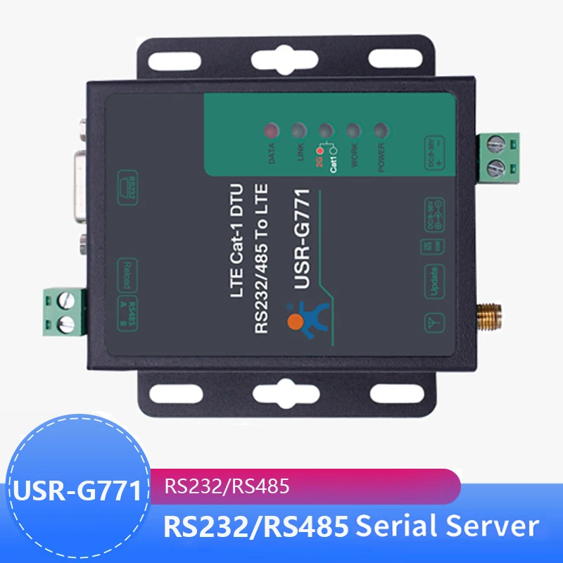 USR-G771-E LTE CAT 1 сотовый модем с поддержкой и GSM порты TCP UDP Прозрачная передача RS232 RS485