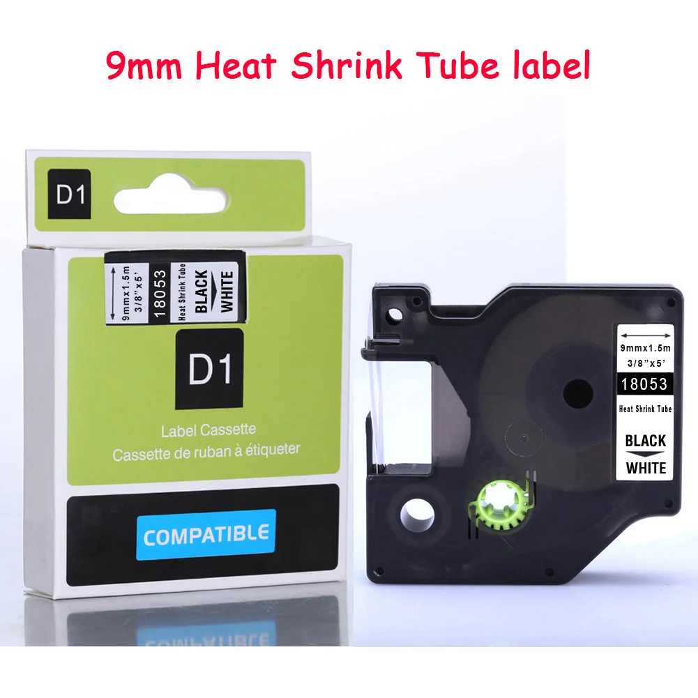 

18051/18053/18055/18057/ A1805443 Heat Shrink Tube Label Tape Compatible for DYMO Rhino Label Maker 5200 6000 4200 6500
