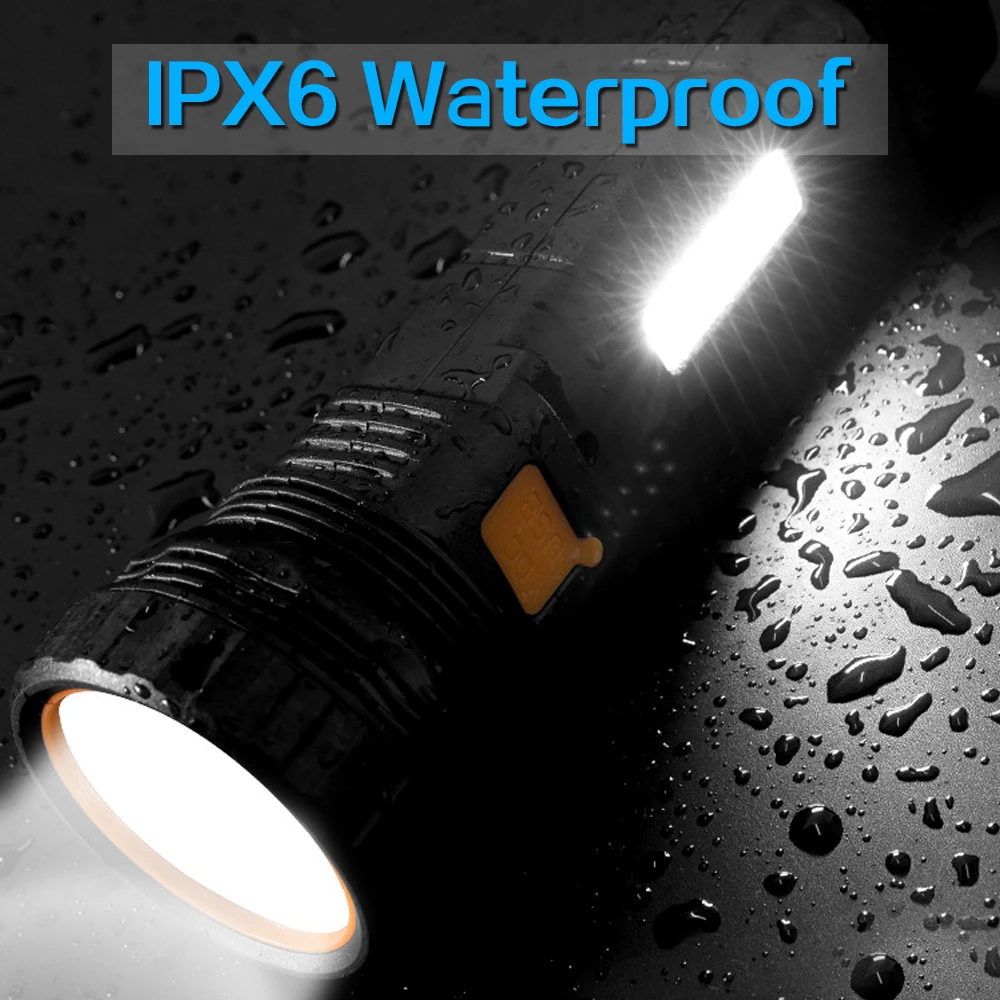 Портативный светодиодный фонарик на солнечной батарее тактический фонарь