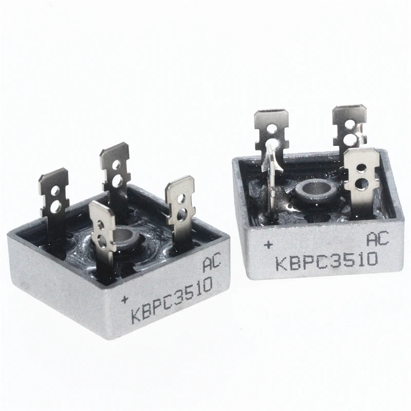 

(2PCS) KBPC3510 35A 1000V Diode Single Phase Silicon Bridge Rectifier KBPC 3510 35A Copper Feet