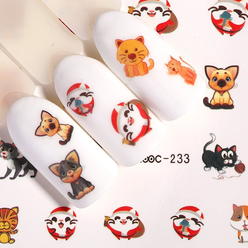 Водные Наклейки для ногтей милые наклейки в виде цветов и фруктов Dreamcatch