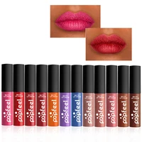 12color brand batom matte lip gloss long lasting nude velvet lip cream tattoo labiales matte liquid lipstick cosmetics