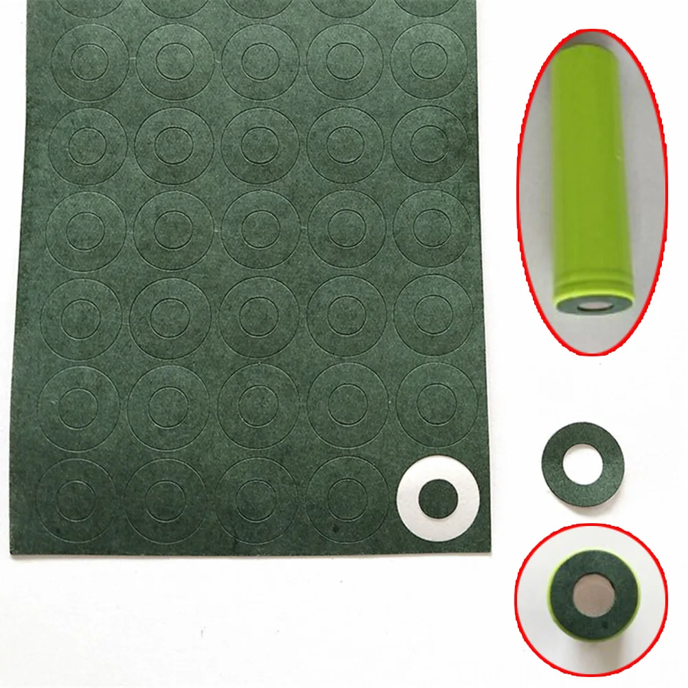 

18650 Li-ion Battery Insulation Gasket Barley Paper Battery Pack Cell Insulating Glue Patch Electrode Insulated Pads