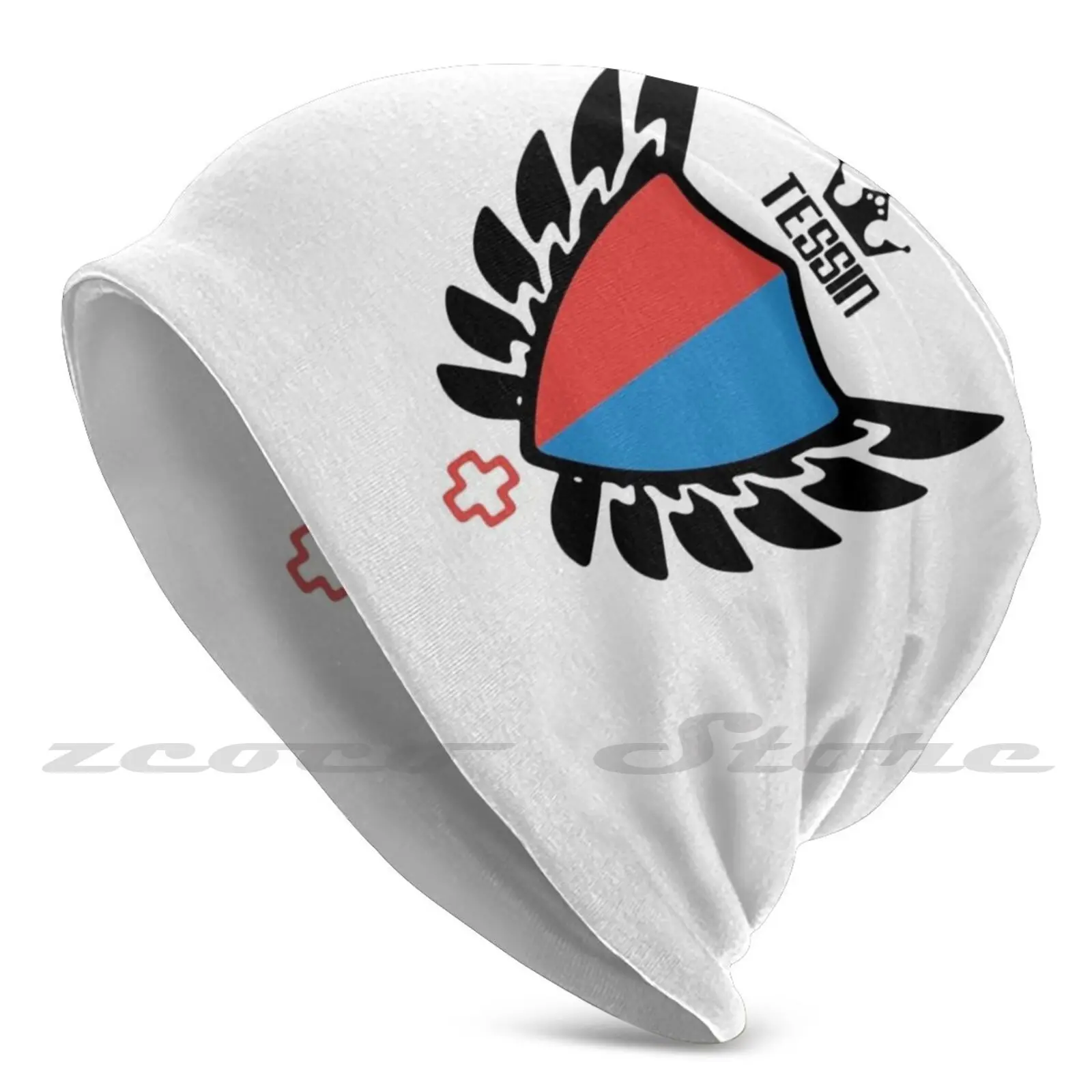 

Ticino-Coat Of Arms-Switzerland-Suisse-Switzerland Knit Hat Hedging Cap Soft Elasticity Outdoor Sports Leisure Gangwear Cool