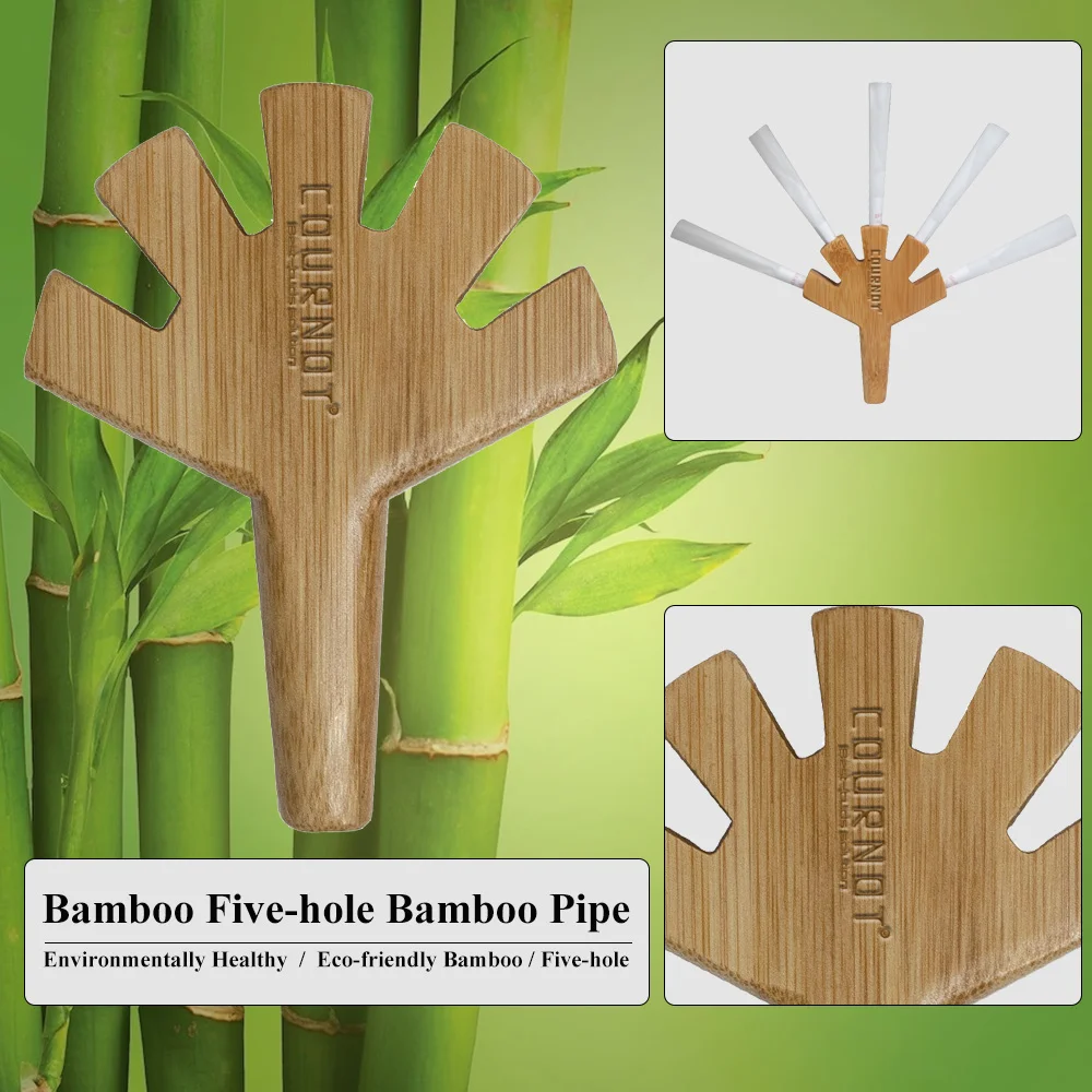 HORNET Five бамбуковый держатель для сигарет сверхнатуральных конусов 86 мм