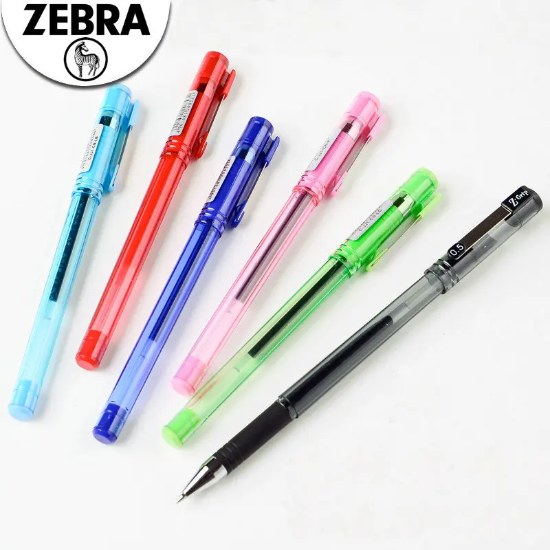 5 шт. Zebra C JJ1 Z Grip гелевая ручка для чернил роллербола письма Sarasa Push Clip 0 мм японский