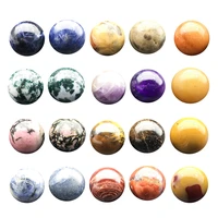 natural crystal ball 20mm fitness ball semi precious stone rainbow tiger eye ball seven star array ball multi color optional