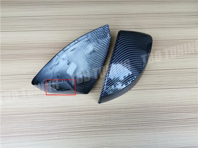 Углеродное волокно зеркальная Крышка для Audi A3 S3 8V RS3 крышка зеркала заднего вида 2013