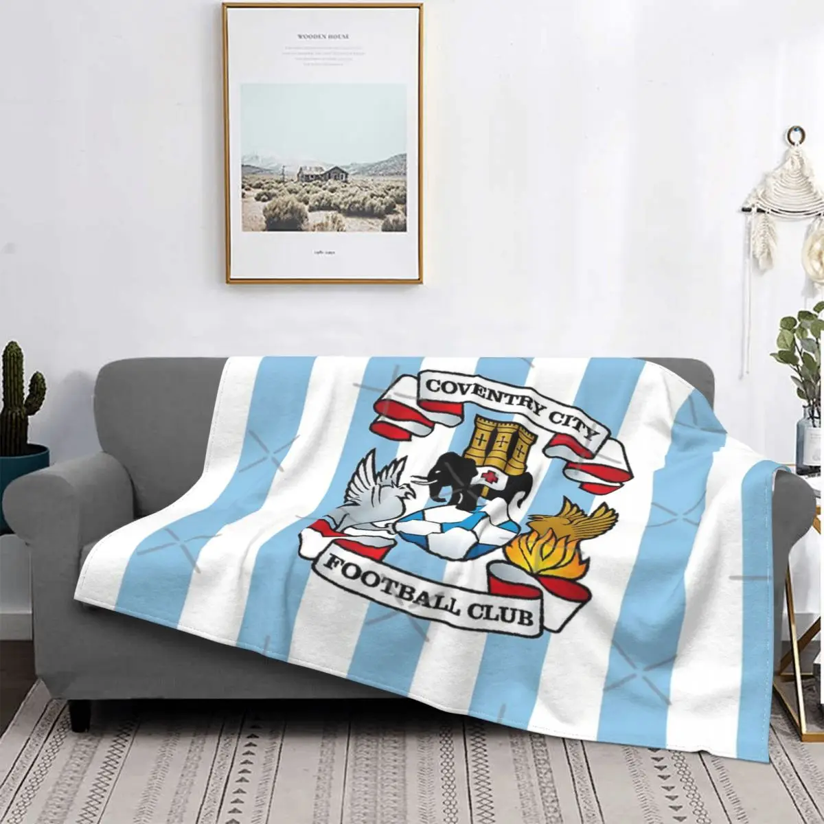

Coentry City Fc-Manta a rayas con Logo, para cama colcha, edredones a cuadros, manta de Anime, Sudadera con capucha, colchas de