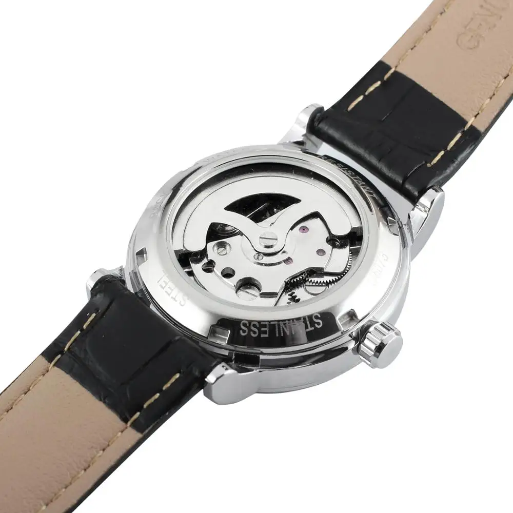 Женские часы модные часы для мужчин и женщин на каждый день кожаный ремешок Механические наручные часы Relogio женские часы Relogio Feminino Montre от AliExpress RU&CIS NEW