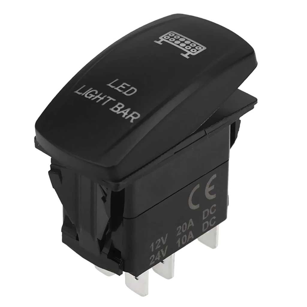 

Высококачественный тумблер со светодиодный Ной подсветильник кой, тумблер с переключателем SPST 5Pin для автомобилей, лодок, грузовиков