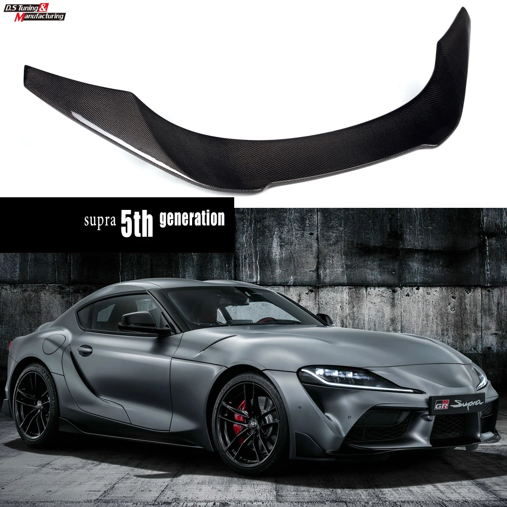 3*3 3K твиловый задний спойлер из углеродного волокна для 2019 + Toyota Supra DB (J29) (MK5 5 го